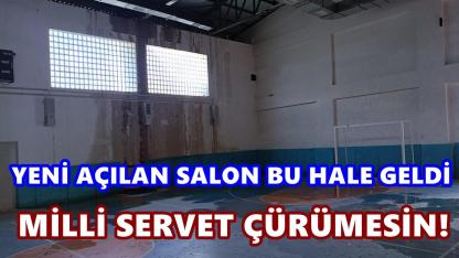 Perşembe'de Spor Salonu Dökülüyor; Faaliyetlere Kapatıldı!