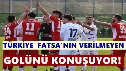 Sebat -Fatsa Maçında Skandal Karar! Hakem Volkan Aydın Fileye Giren Topa Gol Vermedi