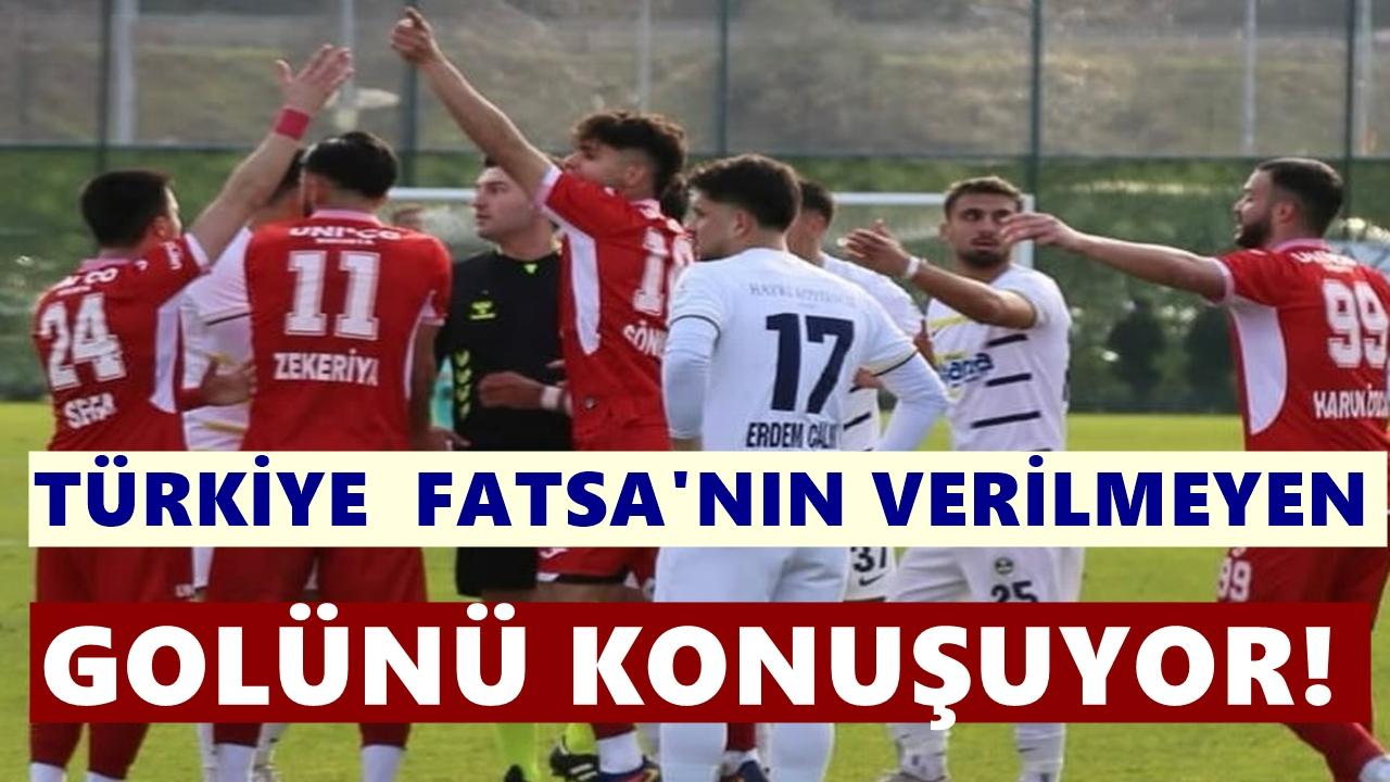 Sebat -Fatsa Maçında Skandal Karar! Hakem Volkan Aydın Fileye Giren Topa Gol Vermedi