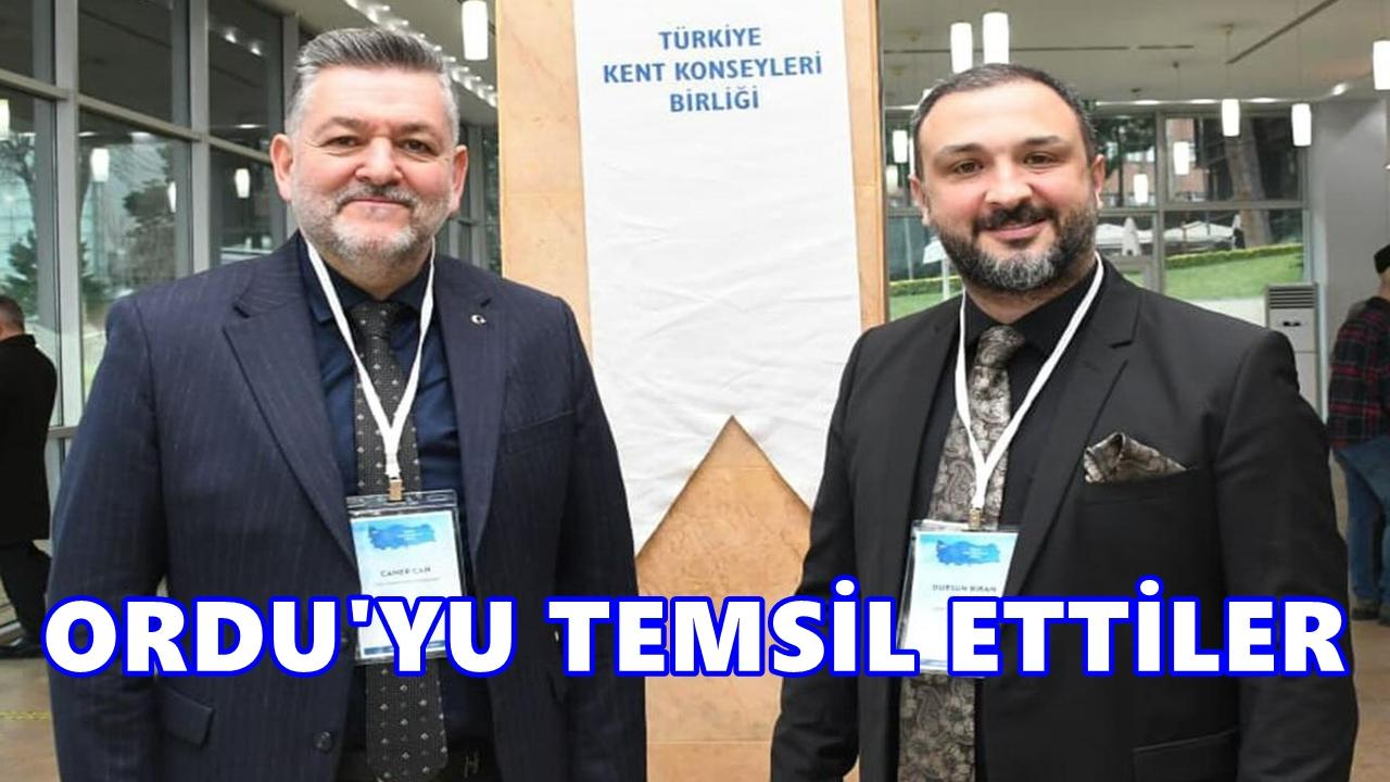 Türkiye Kent Konseyleri Birliği Yönetiminde Ordu’ya İki Temsil