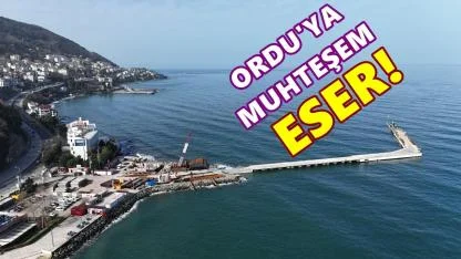 Altınordu Atatürk Rıhtımı 410 Metreye Ulaşıyor