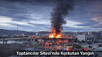 Altınordu'da Toptancılar Sitesi’nde Korkutan Yangın