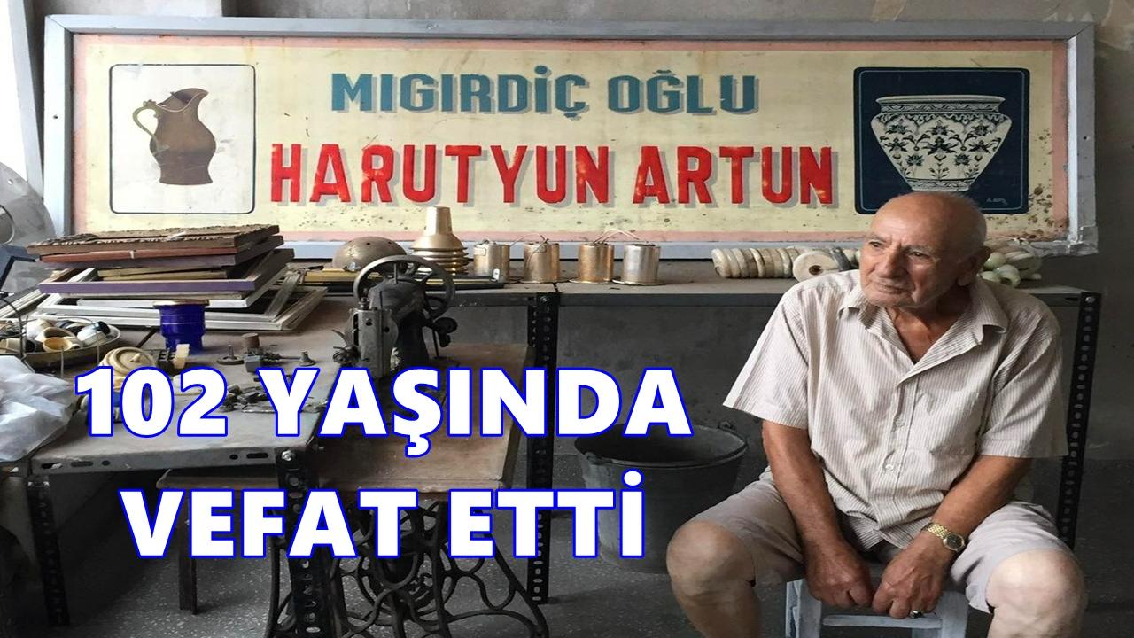 Bakırı Sanata Dönüştüren Harutyun Artun Vefat Etti