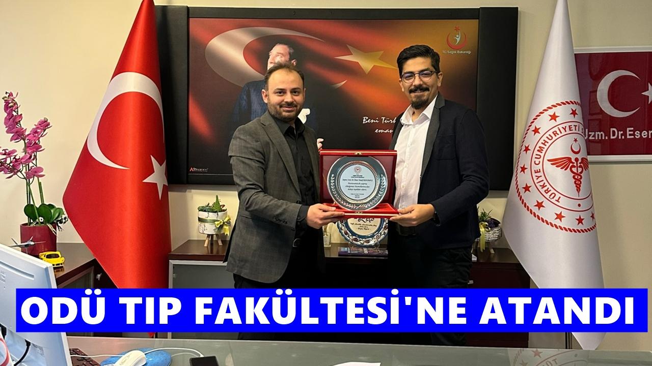 Başhekim Yardımcısı Erdurmuş, Ordu Üniversitesi Tıp Fakültesi’ne Atandı