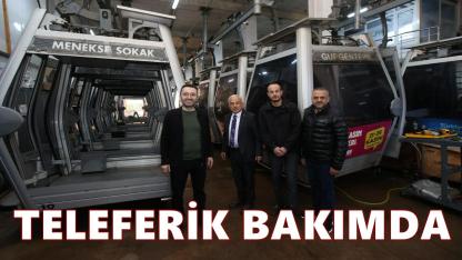 Boztepe Teleferik Hattı 60 Bin Saatlik Bakıma Alındı
