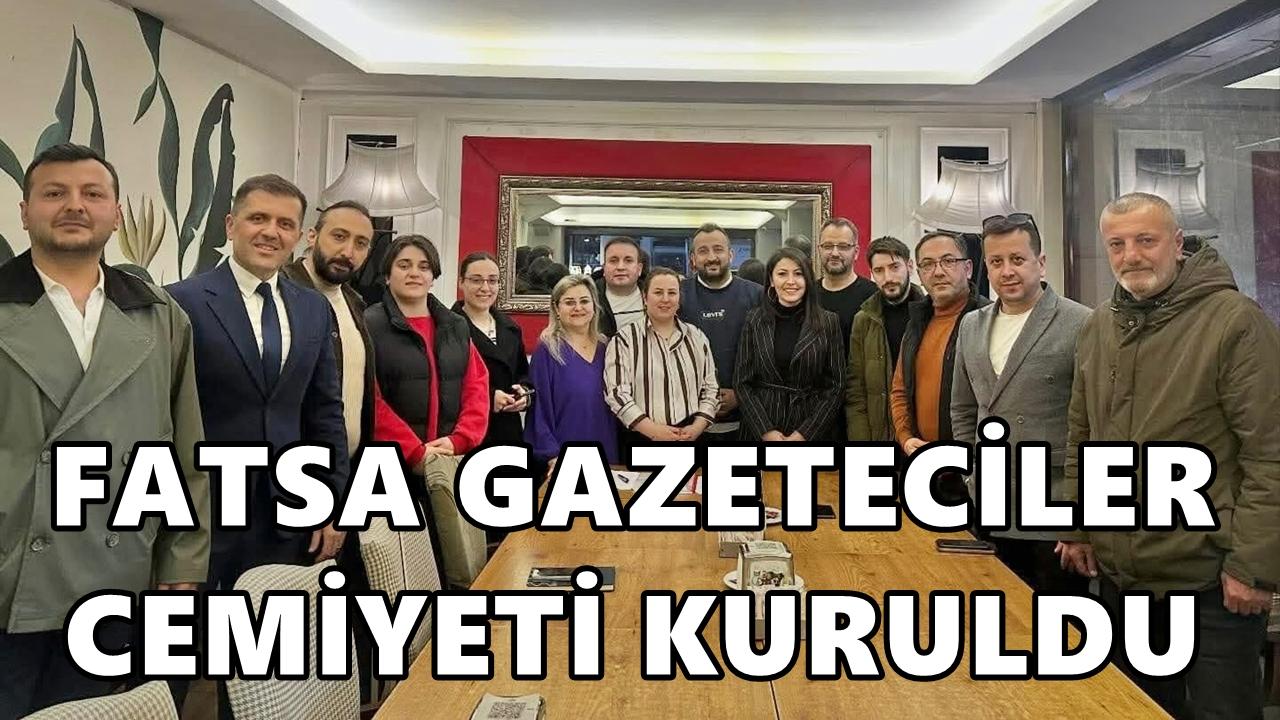 Fatsa Gazeteciler Cemiyeti Kuruldu