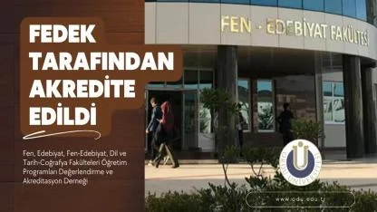 ODÜ Moleküler Biyoloji ve Genetik Bölümü FEDEK Tarafından Akredite Edildi