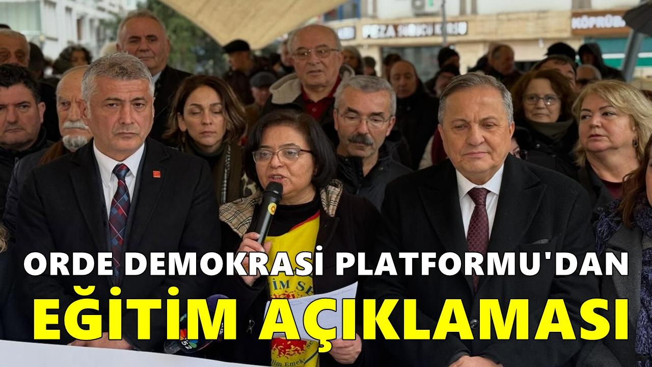 Ordu Demokrasi Platformu’ndan Laik ve Bilimsel Eğitim Vurgusu