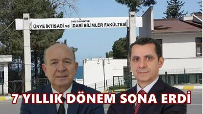 Ordu Üniversitesi Ünye İİBF’de Görev Değişimi