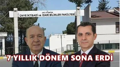 Ordu Üniversitesi Ünye İİBF’de Görev Değişimi