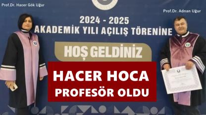Ordu Üniversitesi'nde Hacer Gök Uğur Profesör oldu