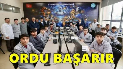 Ordu Üretti, Bölge Kazandı: CNC Tezgâhları Liselere Dağıtıldı