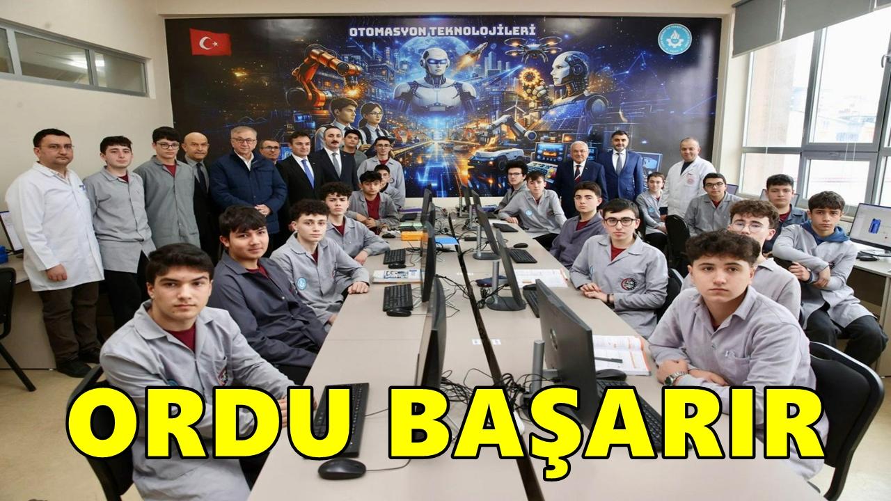 Ordu Üretti, Bölge Kazandı: CNC Tezgâhları Liselere Dağıtıldı