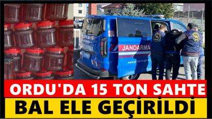 Ordu’da 14 Ton 932 Kilo Sahte Bal Ele Geçirildi