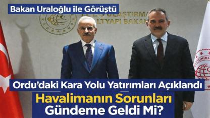 Ordu’daki Ulaşım Yatırımları Açıklandı, Havalimanı Detayı Yer Almadı