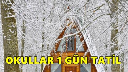 Ordu'nun O İlçesinde Okullar Bir Gün Tatil Edildi