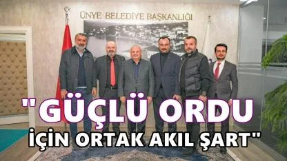 ORDUSİAD’dan Ünye Çıkarması: “Güçlü Ordu İçin Ortak Akıl Şart”