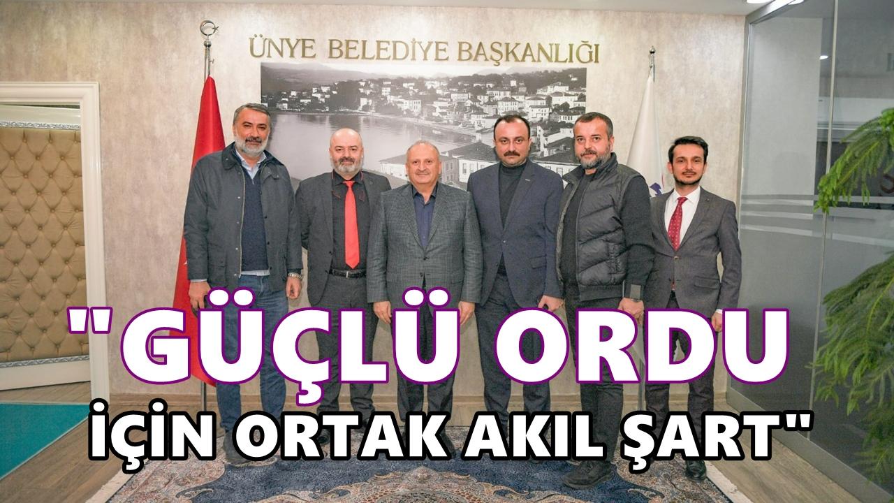 ORDUSİAD’dan Ünye Çıkarması: “Güçlü Ordu İçin Ortak Akıl Şart”