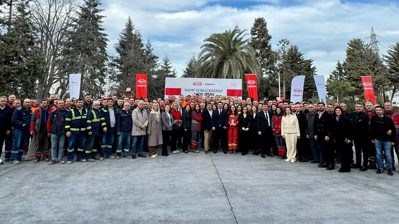 OYAK Çimento Ünye Fabrikası’ndan İSG’de Tarihi Eşik: Kayıp Zamanlı Kazasız 1000 Gün