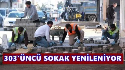 Altınordu’da 303’üncü Sokak Yenileniyor: Çalışmaların Yüzde 90’ı Tamamlandı