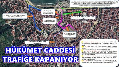 Altınordu’da Trafik Kilitlenecek! Hükümet Caddesi 48 Gün Trafiğe Kapanacak