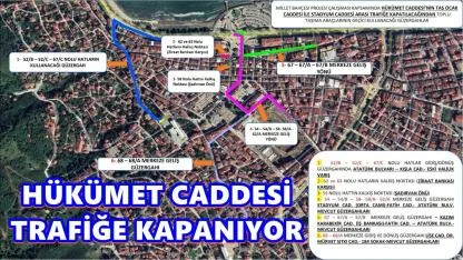 Altınordu’da Trafik Kilitlenecek! Hükümet Caddesi 48 Gün Trafiğe Kapanacak