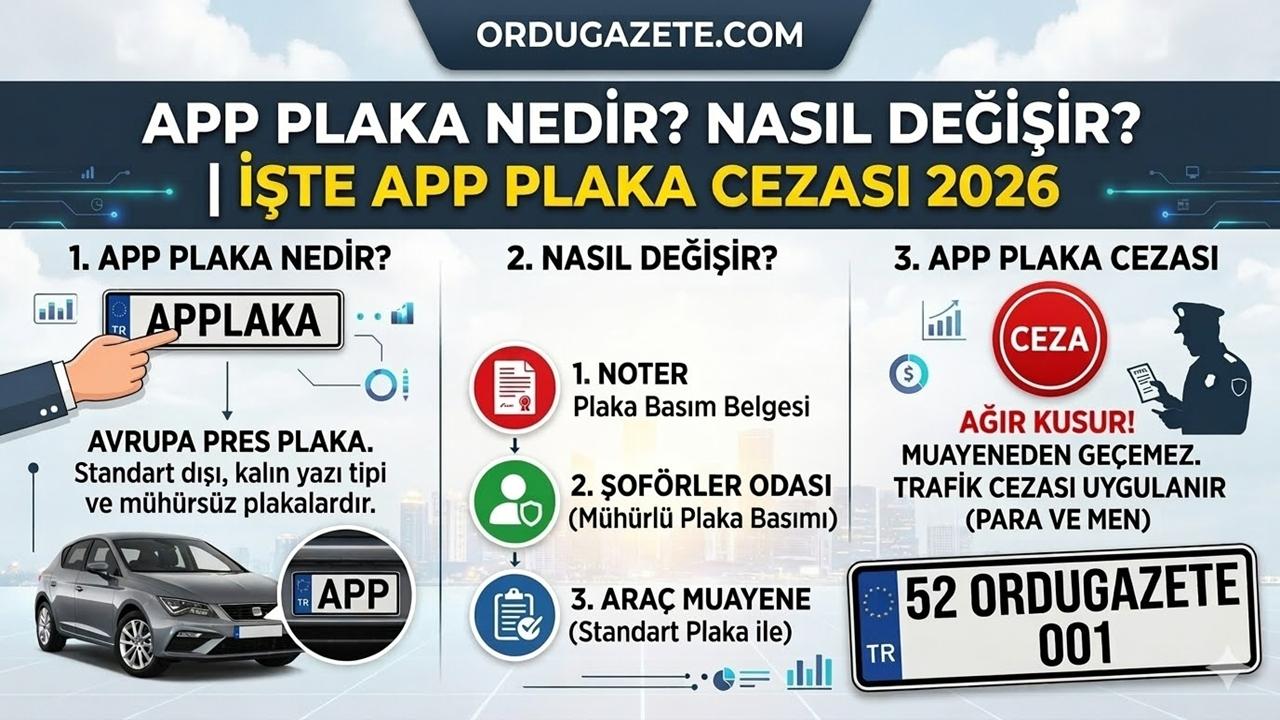 APP Plaka Nedir? APP Plaka Nasıl Değiştirilir? 2026’da Cezası Ne Kadar?