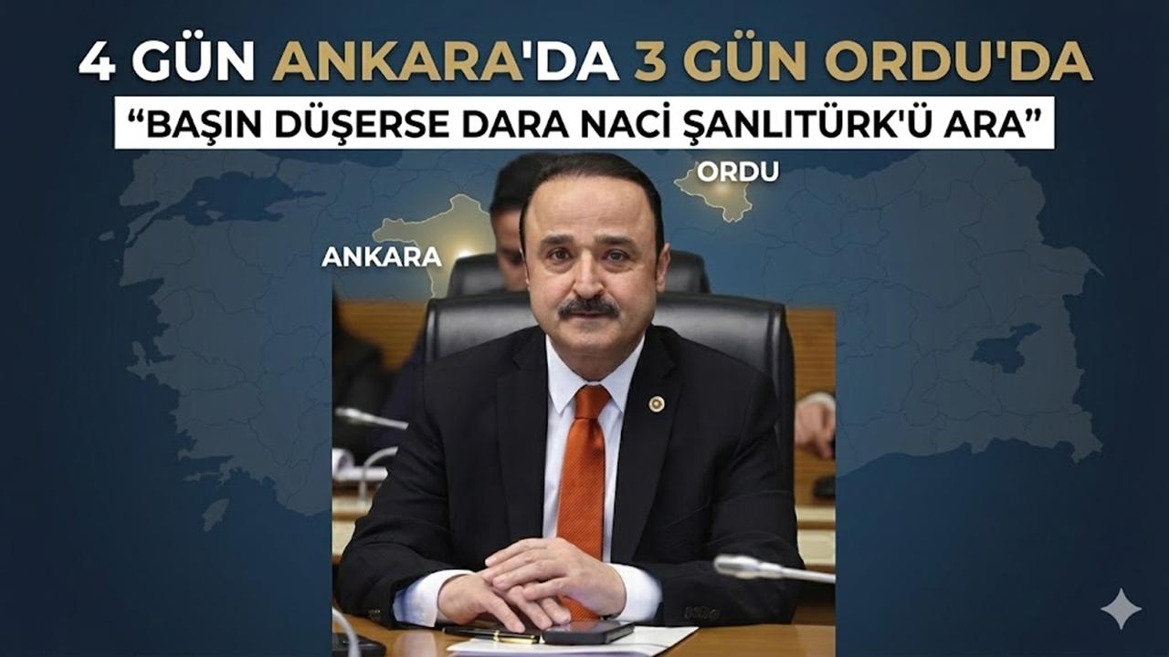 “Başın Düşerse Dara Naci Şanlıtürk’ü Ara” Sloganı Gerçeğe Dönüştü