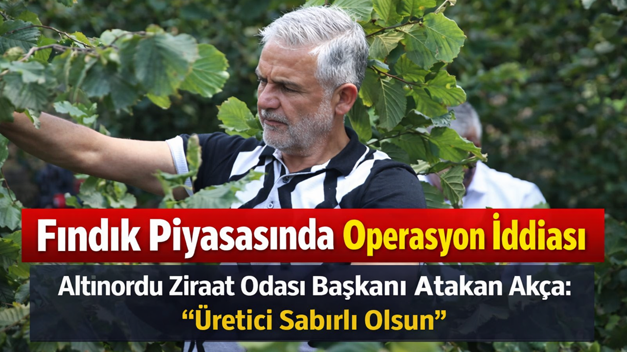 Fındık Piyasasında Operasyon İddiası: “Üretici Sabırlı Olsun”