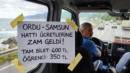 Ordu Samsun Otobüs Biletleri Zamlandı; İşte Yeni Fiyat