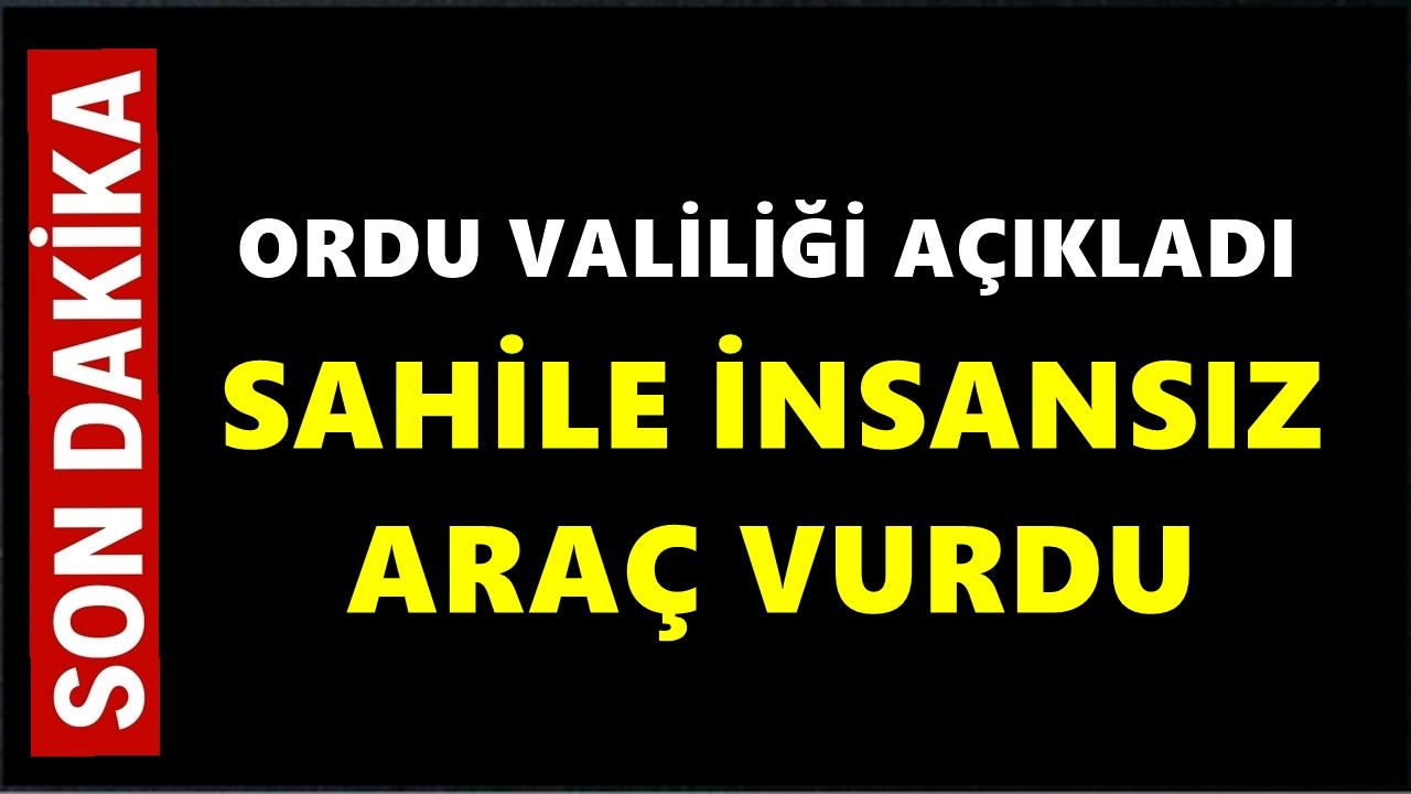 Ordu Valiliği Açıkladı:Fatsa Sahiline Şüpheli Cihaz Vurdu