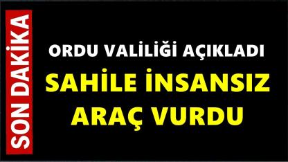 Ordu Valiliği Açıkladı:Fatsa Sahiline Şüpheli Cihaz Vurdu