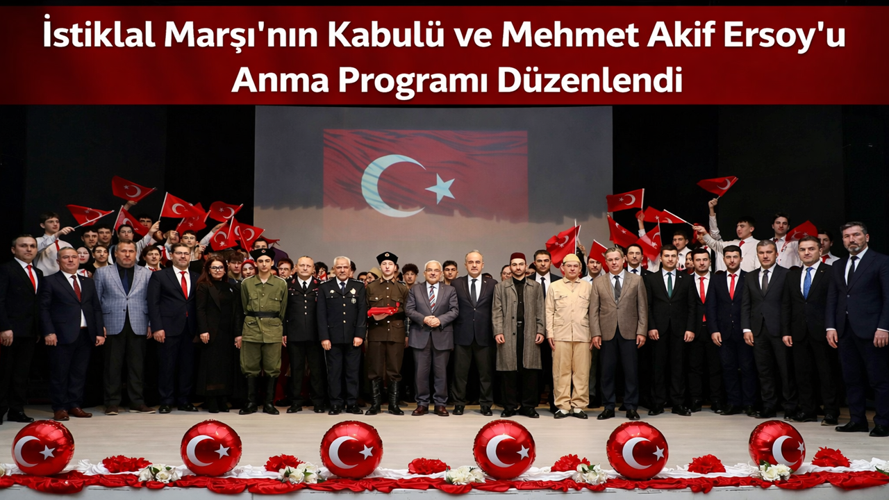 Ordu’da İstiklal Marşı’nın Kabulü ve Mehmet Akif Ersoy’u Anma Programı Düzenlendi