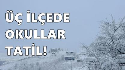 Ordu’da O İlçelerde Eğitime Kar Engeli