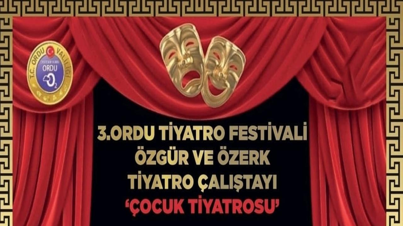 Ordu’da Tiyatro Festivali Başlıyor: 7 Gün Sanat, Dayanışma ve Sahne