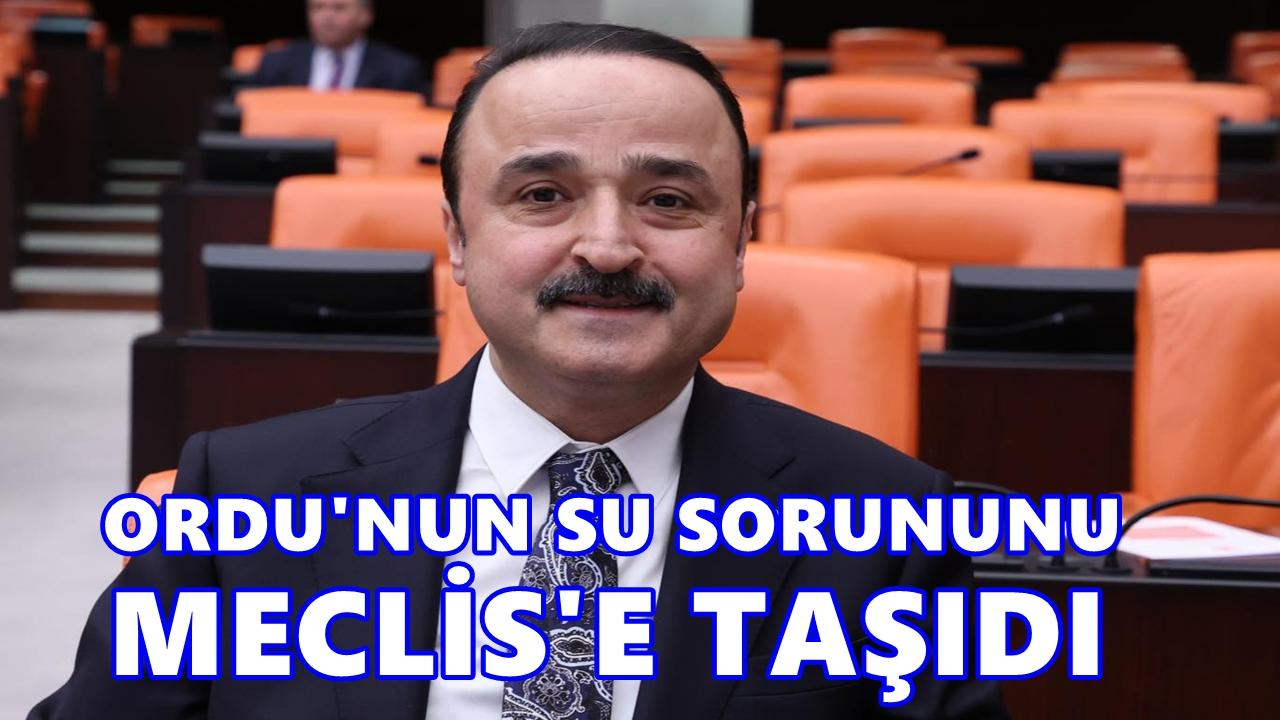 Şanlıtürk: Ordu’da Gölet Projeleri Tamamlanmalı