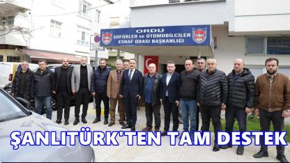 Şanlıtürk: “Şoför Esnafımızın Yanındayız”