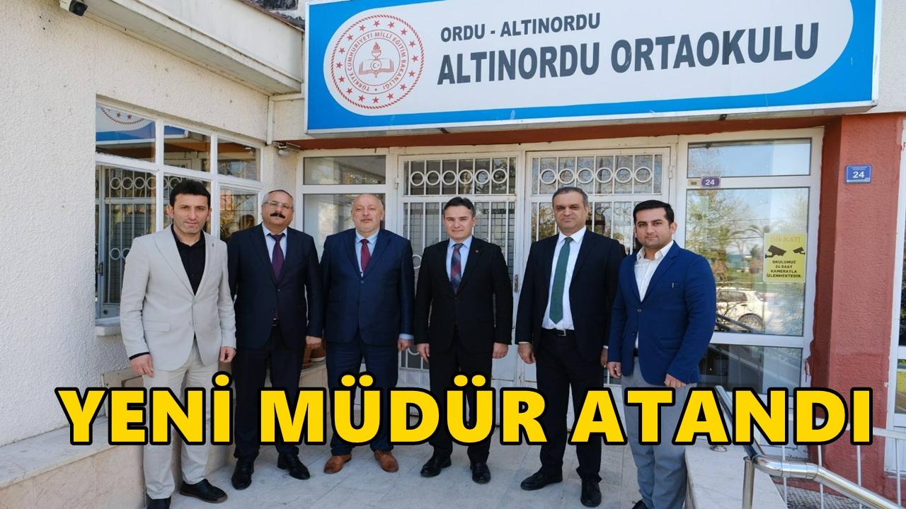 Altınordu Ortaokulu’da Yeni Müdür Mehmet Kır