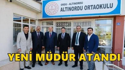 Altınordu Ortaokulu’da Yeni Müdür Mehmet Kır