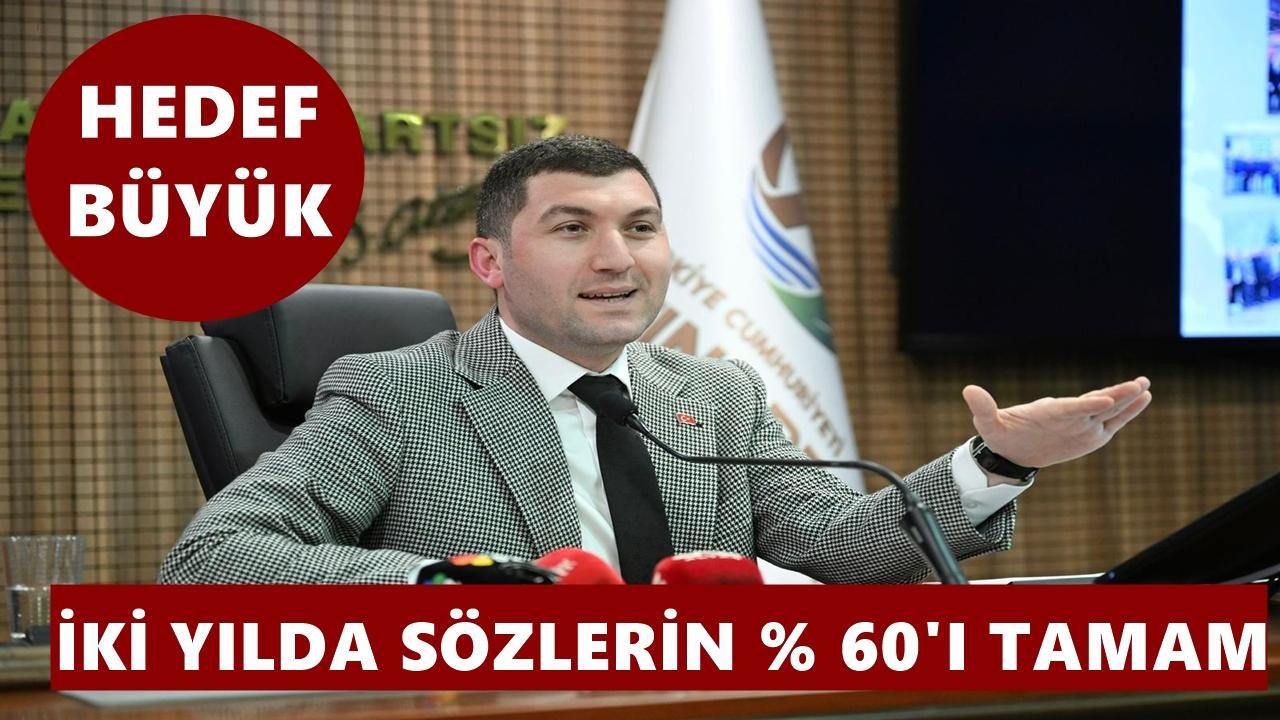 Altınordu’da 2 Yılın Özeti: Sözlerin %60’ı Tamam, Hedef Büyük