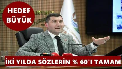 Altınordu’da 2 Yılın Özeti: Sözlerin %60’ı Tamam, Hedef Büyük