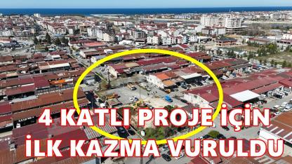 Altınordu’da 4 Katlı Otopark Projesinde İlk Kazma Vuruldu