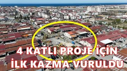 Altınordu’da 4 Katlı Otopark Projesinde İlk Kazma Vuruldu