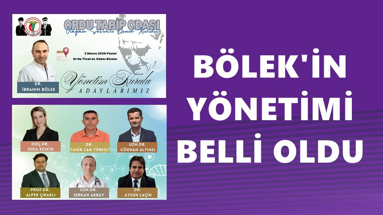 Dr İbrahim Bölek Ordu Tabipler Odası Başkanlığına Adaylığını Açıkladı