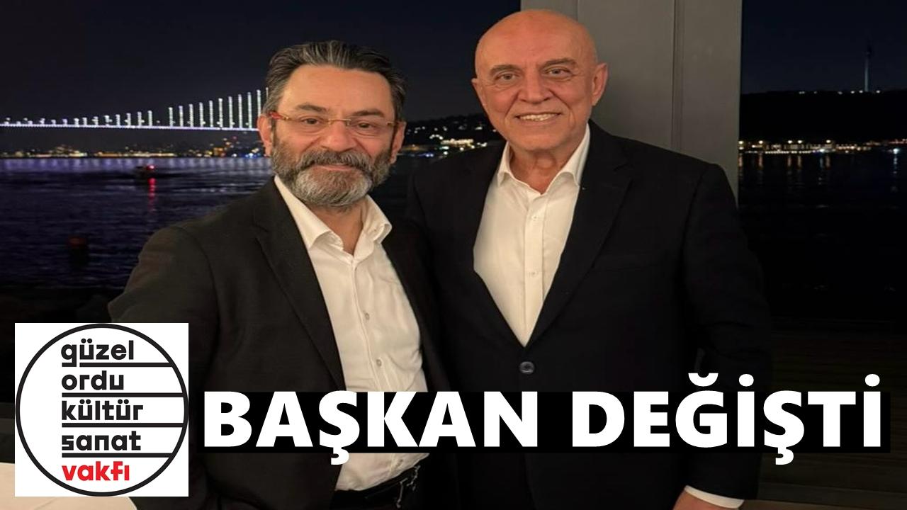 Güzel Ordu Kültür Sanat Vakfı’nın Yeni Başkanı Prof. Dr. Çağatay Öztürk