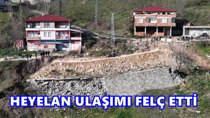 Kabataş’ta Heyelan Yolu Kapattı, Ulaşım Aksadı