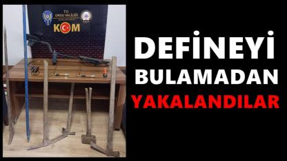 Kaçak Define Kazan 4 Kişi Polise Yakalandı