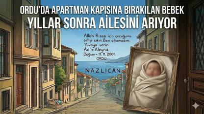 Ordu’da Apartman Kapısına Bırakılan Bebek, Yıllar Sonra Ailesini Arıyor