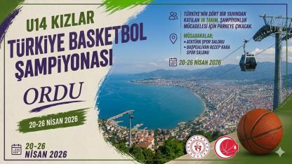 Ordu’da Basketbol Heyecanı: U14 Türkiye Şampiyonası Başlıyor