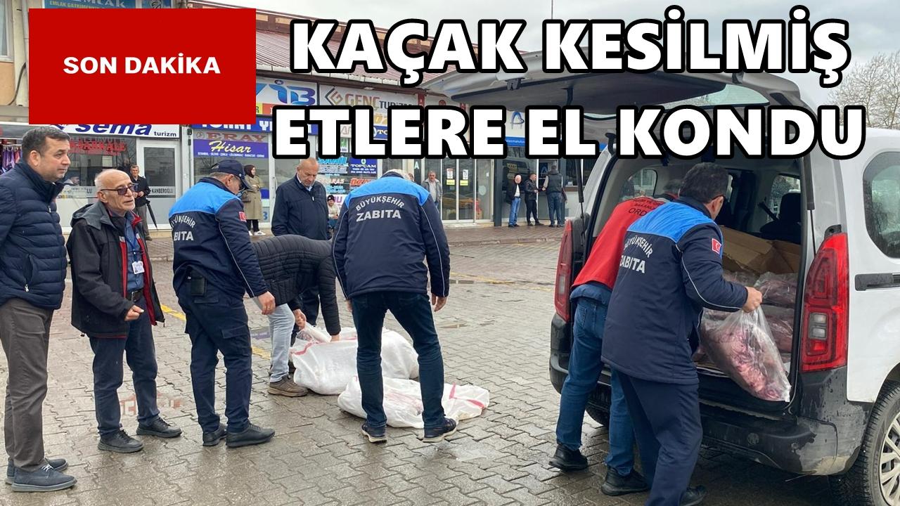 Ordu'da Bir Skandal Daha: 200 Kilo Kaçak Et Ele Geçirildi